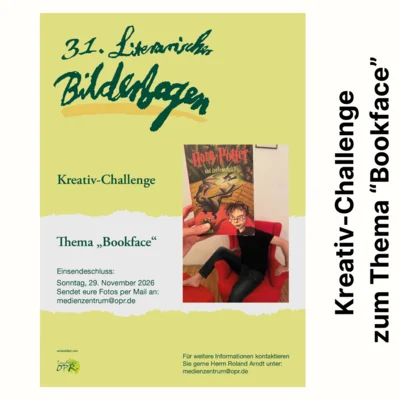 Kreativ-Challenge "Bookface" (Bild vergr&ouml;&szlig;ern)