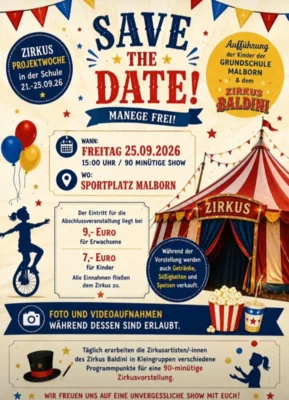 Zirkus Projektwoche der Grundschule (Bild vergr&ouml;&szlig;ern)