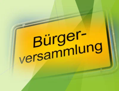 Bürgerversammlungen im Januar 2027
