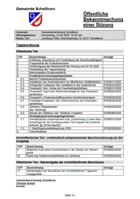 Sitzung der Gemeindevertretung (Bild vergr&ouml;&szlig;ern)