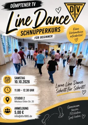 Vorschaubild zur Meldung: Line Dance Workshop