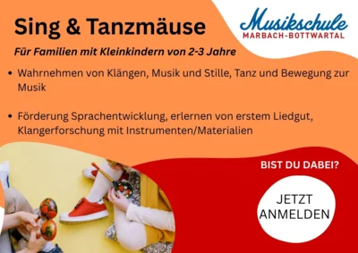 Plakat Sing- und Tanzmäuse