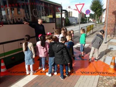 Busschule für die 1. Klassen