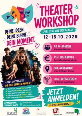 Plakat Theater Workshop (Bild vergr&ouml;&szlig;ern)