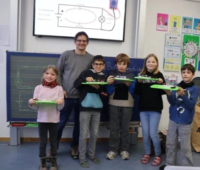 Meldung: Elektronik AG im Jugendbegleiterprogramm mit Klauu Oberhofer