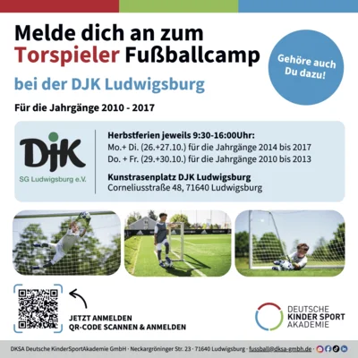 Fußball-Leistungsgcamp bei der DJK - Torwarttraining (Bild vergr&ouml;&szlig;ern)