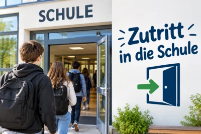 Zutritt in die Märkische Grundschule