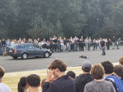 Meldung: "Unfalldemonstration"