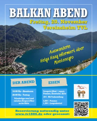 Balkan-Abend: Essen, Geselligkeit und Vortrag (Bild vergr&ouml;&szlig;ern)