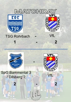 Fußball: Auswärts in Bammental und bei der TSG Rohrbach
