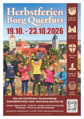 Meldung: Herbstferien auf der Burg Querfurt