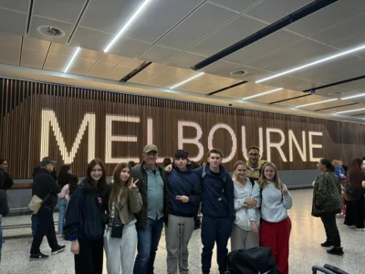 Beginn des Australienaustauschs (Bild vergr&ouml;&szlig;ern)