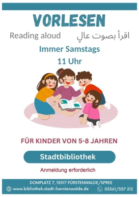 Vorleseangebot der Stadtbibliothek Fürstenwalde (Bild vergr&ouml;&szlig;ern)