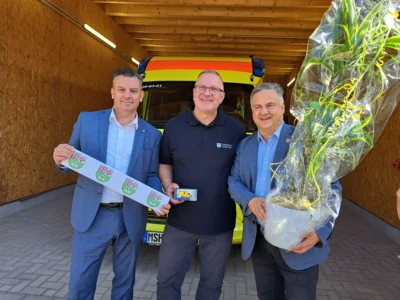 Neue Rettungswache in Mansfeld feierlich eröffnet