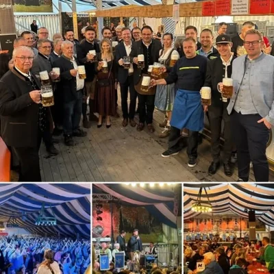 Stimmungsvolle Eindrücke vom Fichtelberger Oktoberfest-Auftakt