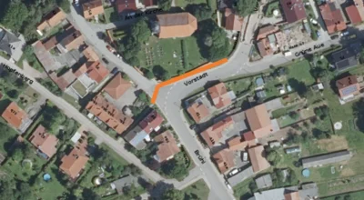 Errichtung von Montagegruben für die Spülbohrung und dem Einbau von Stromkabel in der Ortschaft Kleinrettbach