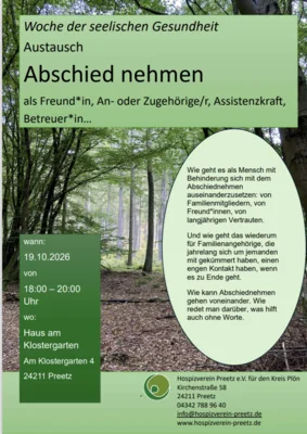 Meldung: Austausch "Abschied nehmen"