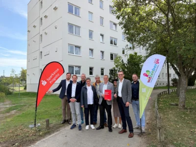 v.I. Dr. Paul Köppen, Martin Hahn, Torsten Diehn, Patricia Werner, Karsten Korup, Dr. Oliver Hermann, Christine Hoppe, Markus Volke und Alexander Hetzel I Foto: Martin Ferch (Bild vergr&ouml;&szlig;ern)