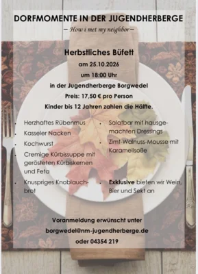 Meldung: Dorfmomente in der Jugendherberge