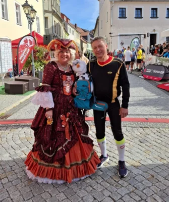 Olaf Weniger mit Gräfin Cosel