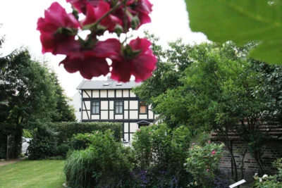 Unser Bild zeigt das Museum und Galerie Falkensee - aus dem Garten fotografiert.