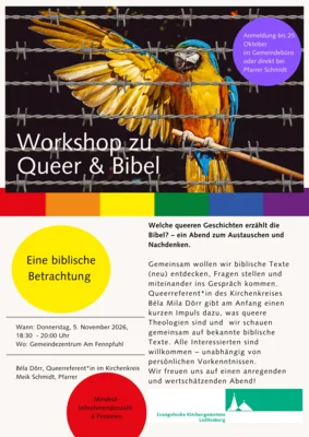 WORKSHOP ZU QUEER UND GOTT