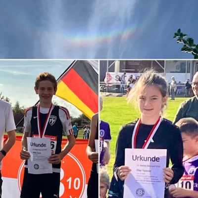 Vorschaubild zur Meldung: Leichtathleten des TSV Kirchdorf beim Benther Berg Lauf ...