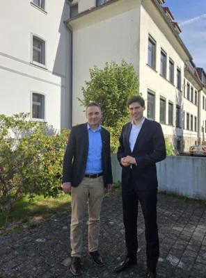 Foto zur Meldung: Kristan von Waldenfels zu Gast in Selbitz