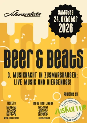 Beer & Beats - 3. Musiknacht in Zusmarshausen! (Bild vergr&ouml;&szlig;ern)