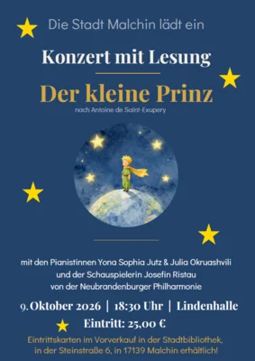 Konzert mit Lesung "Der kleine Prinz"