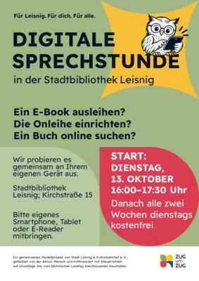 Neu: Digitale Sprechstunde in der Stadtbibliothek (Bild vergr&ouml;&szlig;ern)