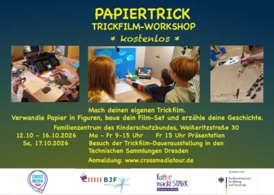 Trickfilm-Workshop in den Herbstferien (Bild vergr&ouml;&szlig;ern)