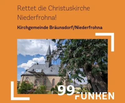 99Funken: Rettet die Christuskirche Niederfrohna!