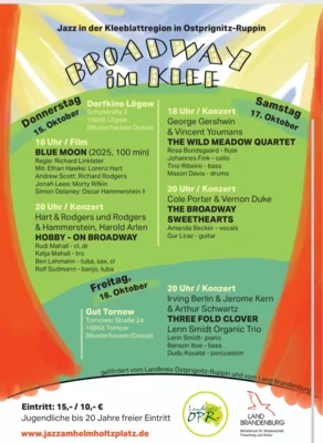 BROADWAY IM KLEE. Kleeblatt Contemporary Jazz 2026. Festival Edition!