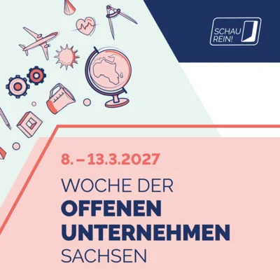 Woche der offenen Unternehmen 2027 - Angebote jetzt über SCHAU REIN! (Bild vergr&ouml;&szlig;ern)