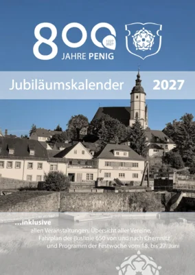 Jubiläumskalender 2027 erscheint