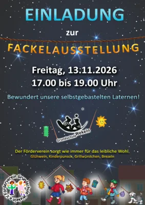 Meldung: Einladung zur Fackelausstellung am 13.11.2026