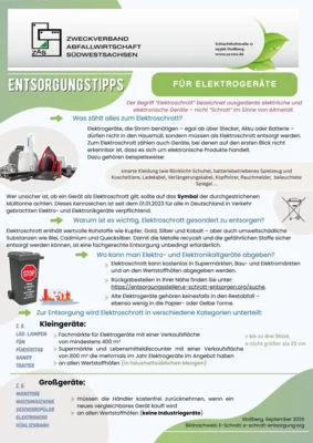 Entsorgungstipps für Elektrogeräte (Bild vergr&ouml;&szlig;ern)