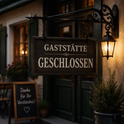 Gaststätte Geschlossen