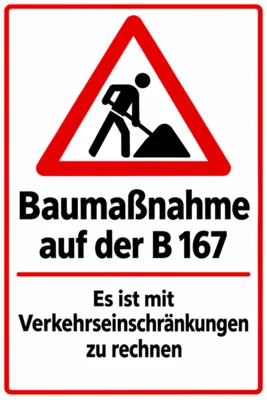 Amt Temnitz, Umleitungen, Baumaßnahme B 167 (Bild vergr&ouml;&szlig;ern)