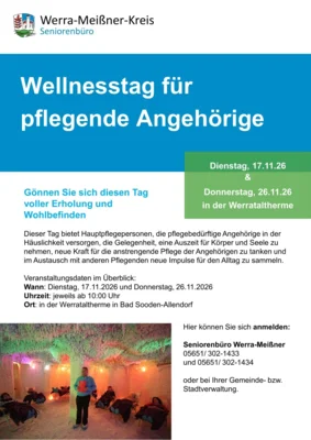 Wellnesstag für pflegende Angehörige (Bild vergr&ouml;&szlig;ern)