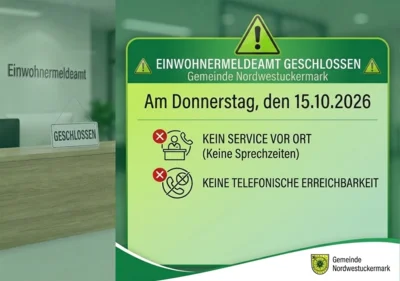 Einwohnermeldeamt am 15.10.2026 geschlossen (Bild vergr&ouml;&szlig;ern)