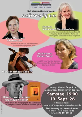 Plakat SCHEIGEN (Bild vergr&ouml;&szlig;ern)