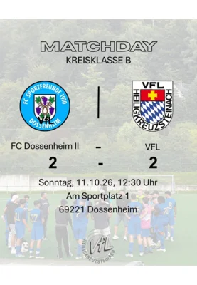 Fußball: Last Minute Remis gegen Dossenheim