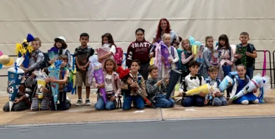 Klasse 1a Meckesheim mit der Klassenlehrkraft Frau Prokisch