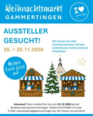 Weihnachtsmarkt-Aussteller gesucht!