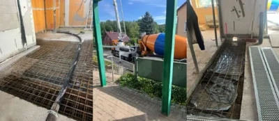 Vorschaubild zur Meldung: Bauzustand Dorfgemeinschaftshaus Krauthausen