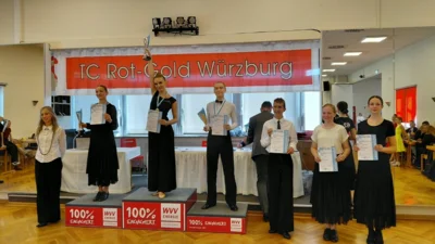Erfolgreiches September-Wochenende für die Tänzer vom Tanzclub Blau-Gold Regensburg e. V.