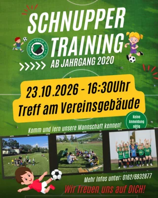 Schnuppertraining am 23.10.2026 (Bild vergr&ouml;&szlig;ern)