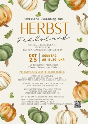 🍂❤️ Herzliche Einladung zu unserem Herbstfrühstück! ☕🥐